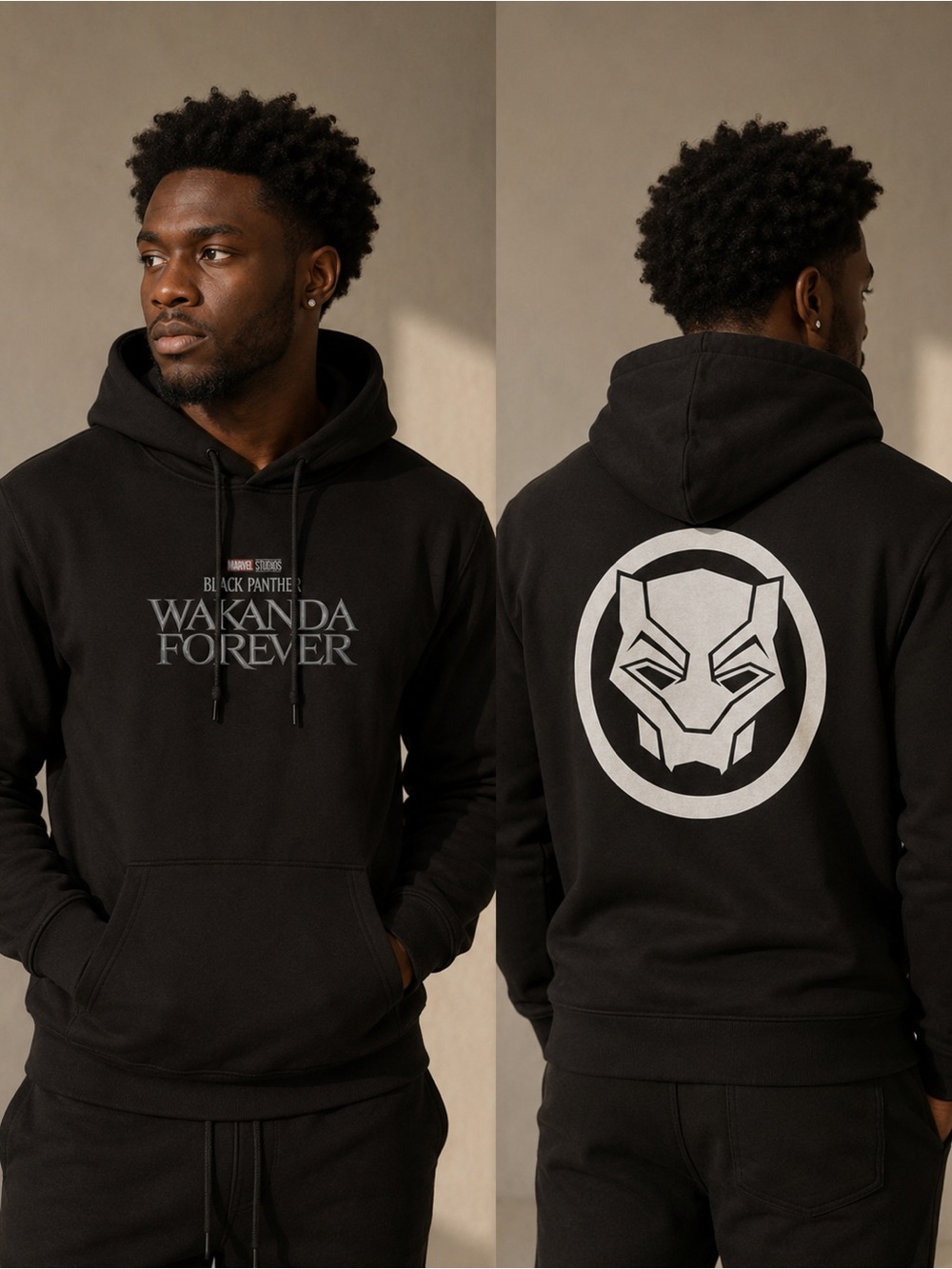 Marvel Black Panther: Wakanda Forever Hoodie - Size Medium